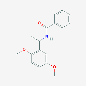 molecular formula C17H19NO3 B4927866 N-[1-(2,5-dimethoxyphenyl)ethyl]benzamide 