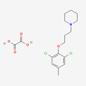 molecular formula C17H23Cl2NO5 B4927956 1-[3-(2,6-dichloro-4-methylphenoxy)propyl]piperidine oxalate 