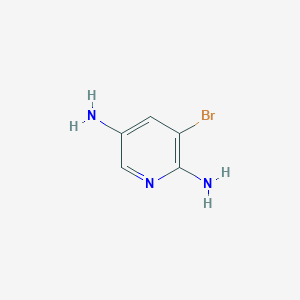 molecular formula C5H6BrN3 B049280 3-溴吡啶-2,5-二胺 CAS No. 114292-91-0