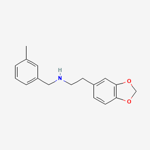 molecular formula C17H19NO2 B4928158 2-(1,3-benzodioxol-5-yl)-N-(3-methylbenzyl)ethanamine 