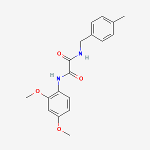 molecular formula C18H20N2O4 B4928235 N-(2,4-dimethoxyphenyl)-N'-(4-methylbenzyl)ethanediamide 