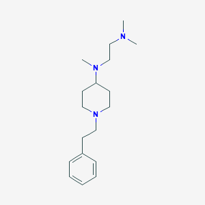 molecular formula C18H31N3 B4928305 N,N,N'-trimethyl-N'-[1-(2-phenylethyl)-4-piperidinyl]-1,2-ethanediamine 