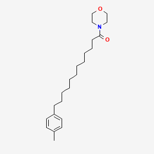 molecular formula C23H37NO2 B4928323 4-[12-(4-methylphenyl)dodecanoyl]morpholine CAS No. 5473-21-2