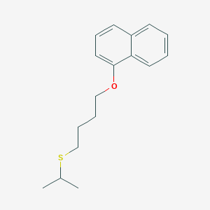 molecular formula C17H22OS B4928345 1-[4-(isopropylthio)butoxy]naphthalene 