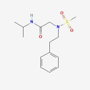 N~1~-isopropyl-N~2~-(methylsulfonyl)-N~2~-(2-phenylethyl)glycinamide