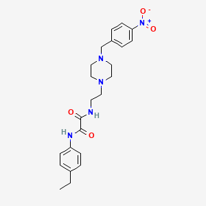 N-(4-ethylphenyl)-N'-{2-[4-(4-nitrobenzyl)-1-piperazinyl]ethyl}ethanediamide