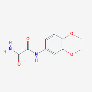 molecular formula C10H10N2O4 B4928528 N-(2,3-dihydro-1,4-benzodioxin-6-yl)ethanediamide 