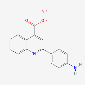 molecular formula C16H11KN2O2 B4928633 potassium 2-(4-aminophenyl)-4-quinolinecarboxylate 