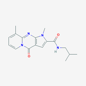 molecular formula C17H20N4O2 B492864 N-isobutyl-1,9-dimethyl-4-oxo-1,4-dihydropyrido[1,2-a]pyrrolo[2,3-d]pyrimidine-2-carboxamide CAS No. 724738-85-6