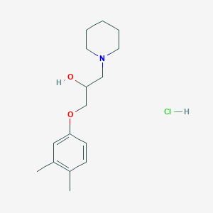molecular formula C16H26ClNO2 B4928666 1-(3,4-dimethylphenoxy)-3-(1-piperidinyl)-2-propanol hydrochloride 