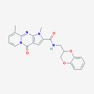 N-(2,3-dihydro-1,4-benzodioxin-2-ylmethyl)-1,9-dimethyl-4-oxo-1,4-dihydropyrido[1,2-a]pyrrolo[2,3-d]pyrimidine-2-carboxamide