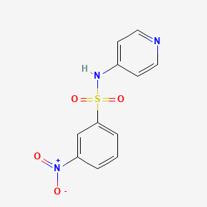 molecular formula C11H9N3O4S B4928711 3-nitro-N-4-pyridinylbenzenesulfonamide 
