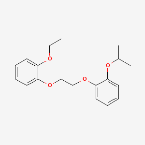 molecular formula C19H24O4 B4928752 1-ethoxy-2-[2-(2-isopropoxyphenoxy)ethoxy]benzene CAS No. 6483-41-6