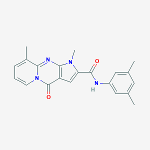 N-(3,5-dimethylphenyl)-1,9-dimethyl-4-oxo-1,4-dihydropyrido[1,2-a]pyrrolo[2,3-d]pyrimidine-2-carboxamide