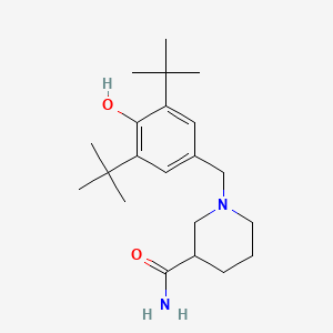1-(3,5-di-tert-butyl-4-hydroxybenzyl)-3-piperidinecarboxamide