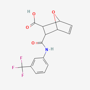 3-({[3-(trifluoromethyl)phenyl]amino}carbonyl)-7-oxabicyclo[2.2.1]hept-5-ene-2-carboxylic acid