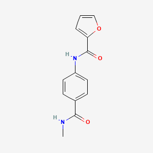 N-{4-[(methylamino)carbonyl]phenyl}-2-furamide