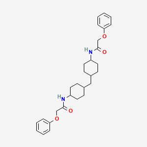 B4929031 N,N'-(methylenedi-4,1-cyclohexanediyl)bis(2-phenoxyacetamide) CAS No. 5574-39-0