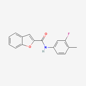 N-(3-fluoro-4-methylphenyl)-1-benzofuran-2-carboxamide