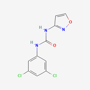 molecular formula C10H7Cl2N3O2 B4929381 N-(3,5-dichlorophenyl)-N'-3-isoxazolylurea 