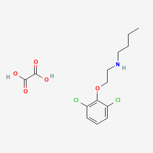 N-[2-(2,6-dichlorophenoxy)ethyl]-1-butanamine oxalate