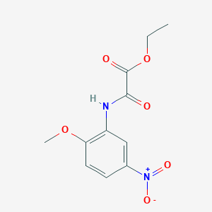 molecular formula C11H12N2O6 B4929453 ethyl [(2-methoxy-5-nitrophenyl)amino](oxo)acetate 