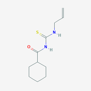 molecular formula C11H18N2OS B4929498 N-[(allylamino)carbonothioyl]cyclohexanecarboxamide 