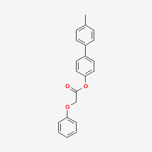 molecular formula C21H18O3 B4929522 4'-methyl-4-biphenylyl phenoxyacetate 