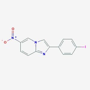 molecular formula C13H8IN3O2 B492968 6-Nitro-2-(4-iodophenyl)imidazo[1,2-a]pyridine 