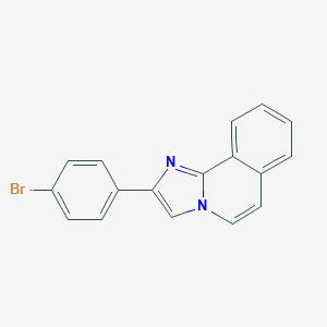 molecular formula C17H11BrN2 B492971 2-(4-Bromophenyl)imidazo[2,1-a]isoquinoline CAS No. 61001-06-7