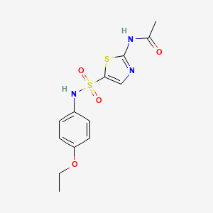 N-(5-{[(4-ethoxyphenyl)amino]sulfonyl}-1,3-thiazol-2-yl)acetamide