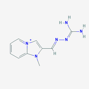 2-{2-[Amino(imino)methyl]carbohydrazonoyl}-1-methylimidazo[1,2-a]pyridin-1-ium
