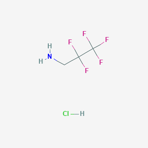 molecular formula C3H5ClF5N B049298 2,2,3,3,3-五氟丙胺盐酸盐 CAS No. 374-14-1