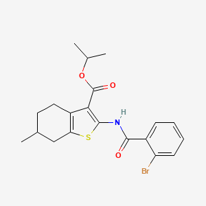 isopropyl 2-[(2-bromobenzoyl)amino]-6-methyl-4,5,6,7-tetrahydro-1-benzothiophene-3-carboxylate
