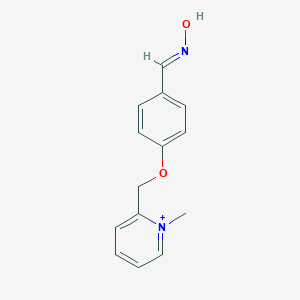 2-({4-[(Hydroxyimino)methyl]phenoxy}methyl)-1-methylpyridinium