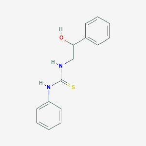 molecular formula C15H16N2OS B4929894 N-(2-hydroxy-2-phenylethyl)-N'-phenylthiourea 