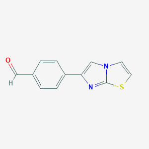 molecular formula C12H8N2OS B492991 4-Imidazo[2,1-b][1,3]thiazol-6-ylbenzaldehyde CAS No. 118001-68-6