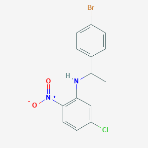 molecular formula C14H12BrClN2O2 B4929978 N-[1-(4-bromophenyl)ethyl]-5-chloro-2-nitroaniline 