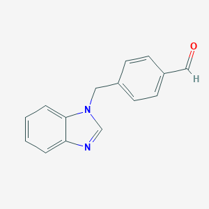 molecular formula C15H12N2O B492998 4-(1H-benzimidazol-1-ylmethyl)benzaldehyde CAS No. 118001-88-0