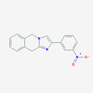 molecular formula C17H13N3O2 B493005 2-(3-Nitrophenyl)-5,10-dihydroimidazo[1,2-b]isoquinoline 