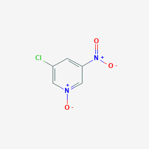 molecular formula C5H3ClN2O3 B493007 3-Chloro-5-nitropyridine 1-oxide 