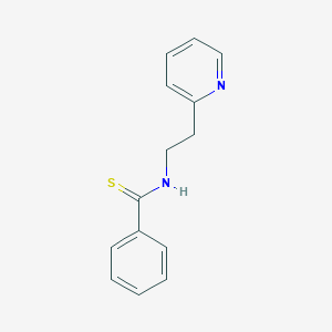 molecular formula C14H14N2S B493016 N-[2-(2-pyridinyl)ethyl]benzenecarbothioamide 