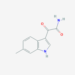 molecular formula C11H10N2O2 B493018 2-(6-methyl-1H-indol-3-yl)-2-oxoacetamide 