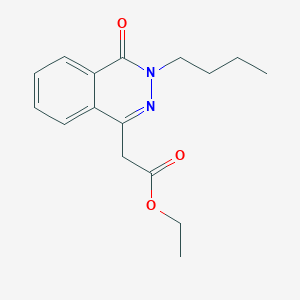 molecular formula C16H20N2O3 B4930183 ethyl (3-butyl-4-oxo-3,4-dihydro-1-phthalazinyl)acetate 