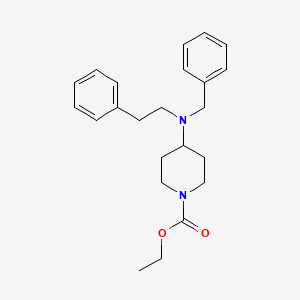 ethyl 4-[benzyl(2-phenylethyl)amino]-1-piperidinecarboxylate