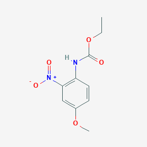 Ethyl 2-nitro-4-methoxyphenylcarbamate