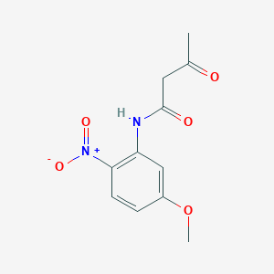 N-{2-nitro-5-methoxyphenyl}-3-oxobutanamide