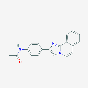 molecular formula C19H15N3O B493035 N-(4-imidazo[2,1-a]isoquinolin-2-ylphenyl)acetamide 