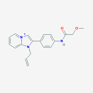 molecular formula C19H20N3O2+ B493043 1-Allyl-2-{4-[(methoxyacetyl)amino]phenyl}imidazo[1,2-a]pyridin-1-ium 