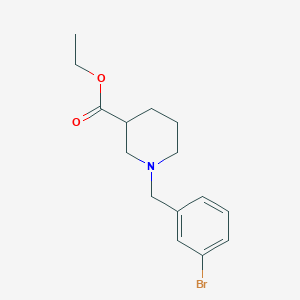 molecular formula C15H20BrNO2 B4930603 ethyl 1-(3-bromobenzyl)-3-piperidinecarboxylate 